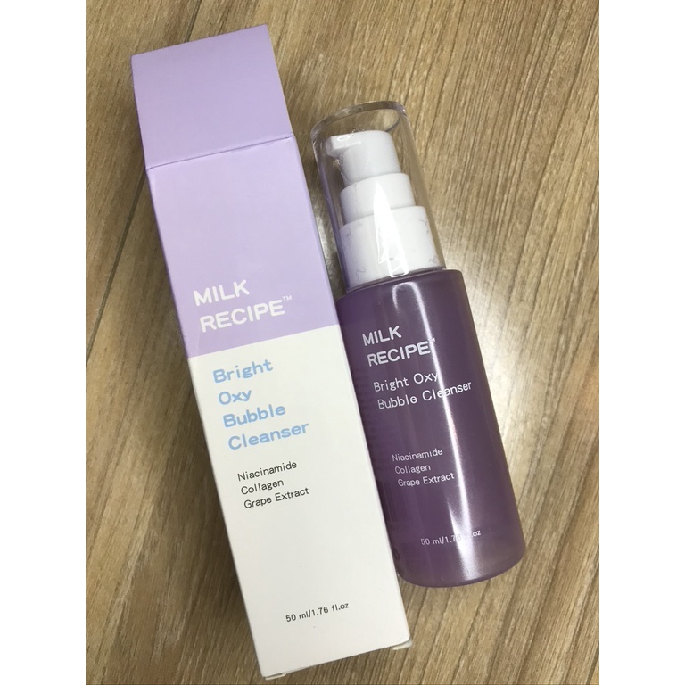 Milk recipe oxy bubble cleanser (preloved)