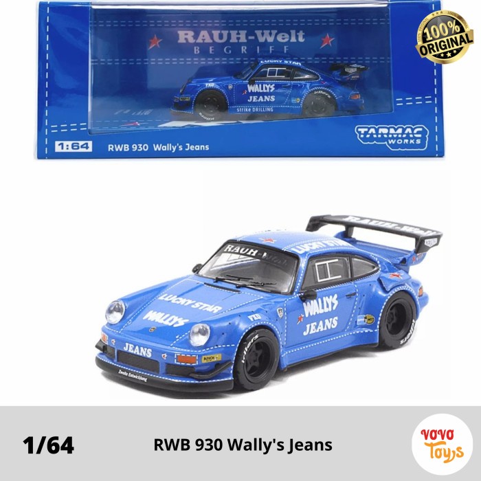 Terlaris Tarmac Works 1/64 Rwb 930 Wally'S Jeans Porsche Tarmac64