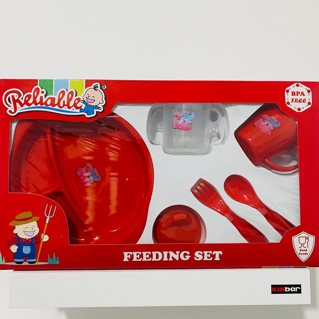 Set Alat Makan Bayi/ Feeding Set Lengkap 5in1