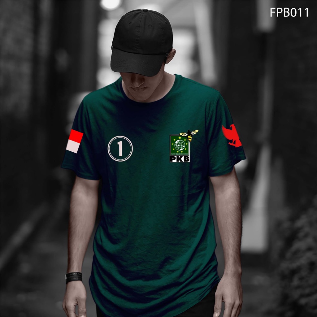 baju kaos PARTAI PKB kaos partay 2024 partai PKB kaos pria wanita