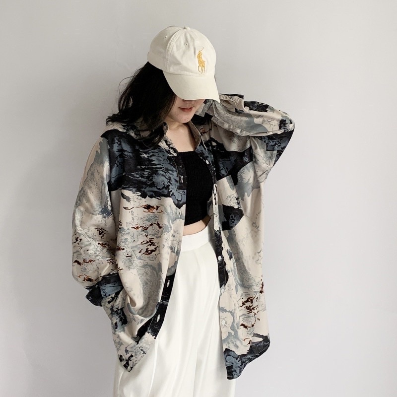 KEMEJA PATTERN OVERSIZE // PATTERN SHIRT