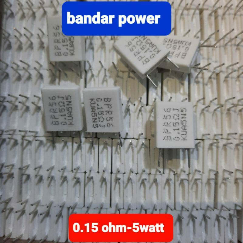Resistor Nobel 0.33 , 0.22, 0.47, 0.15ohm 5watt
