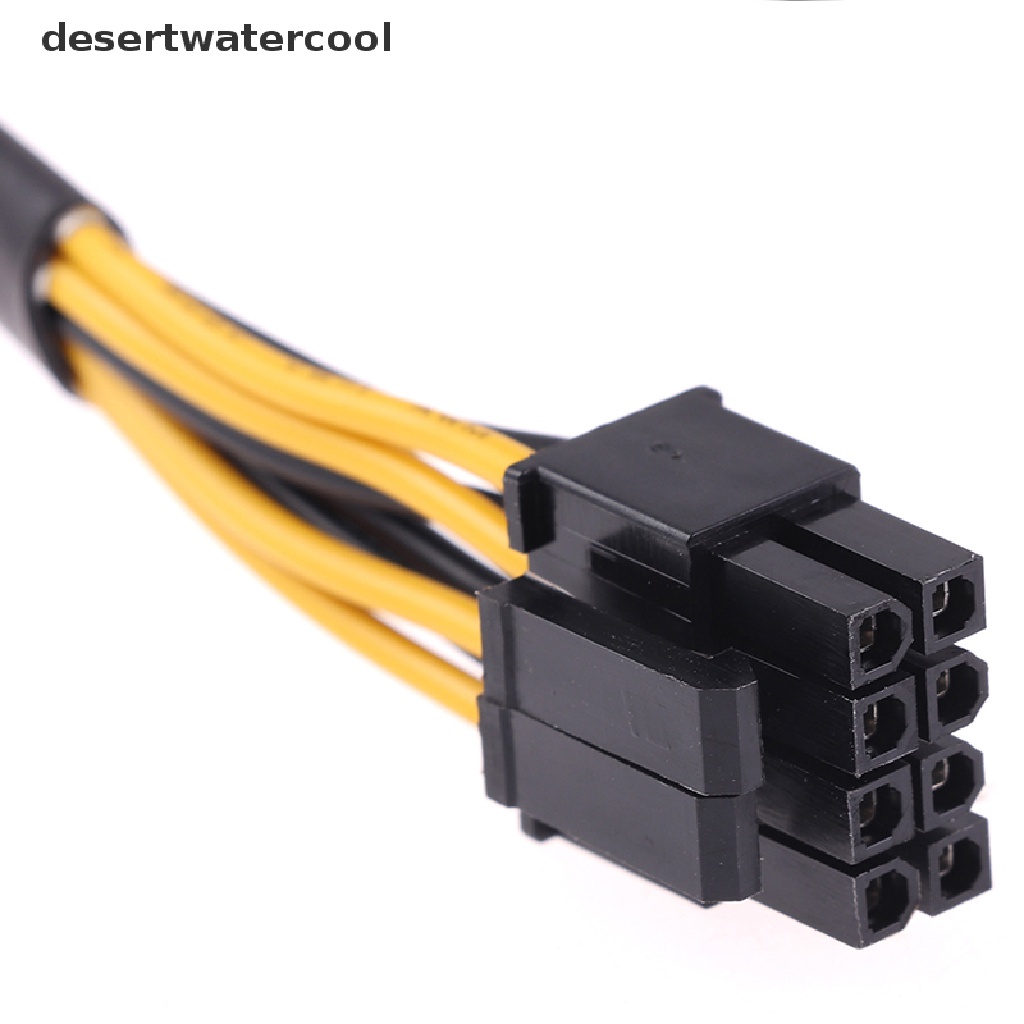 Deid 1Pc 20CM 4Pin Untuk 8Pin CPU Power Converter Kabel Memimpin Adaptor Perlengkapan Kantor Martijn