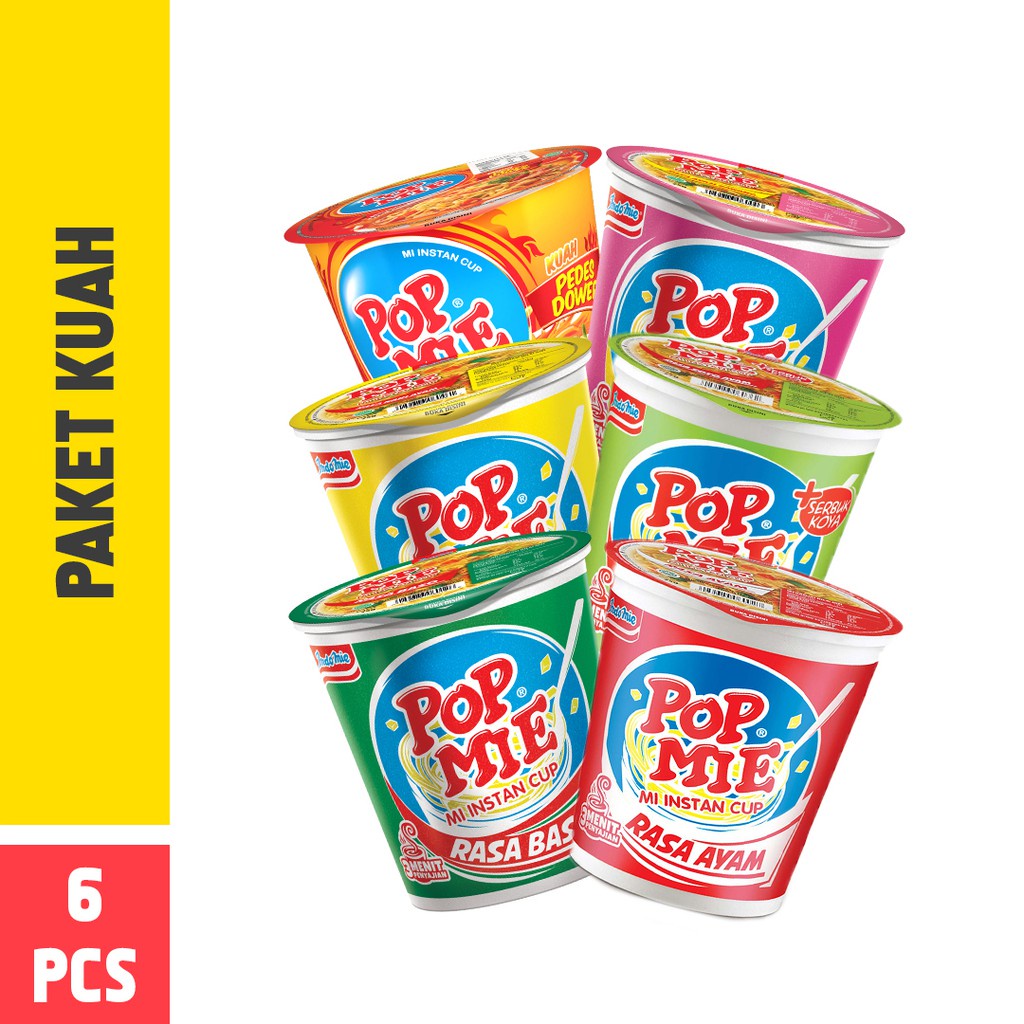 

Pop Mie Paket Kuah 6pcs 450gr