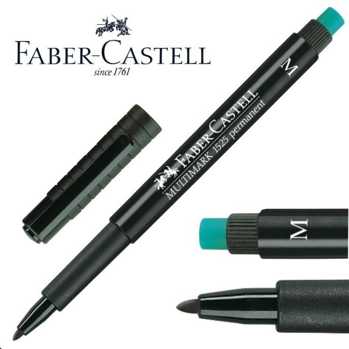 

FABER CASTELL OHP MARKER MULTIMARK PERMANENT - BLACK - Medium