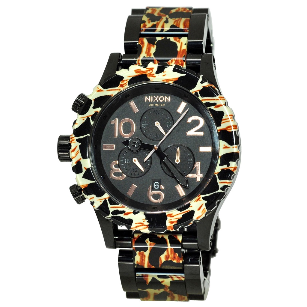 Nixon 42-20 Chrono All Black / Leopard A0371153