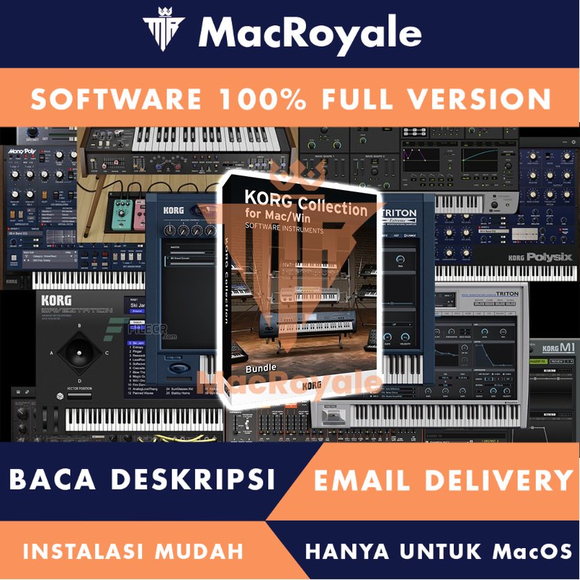 [MacOS] KORG Collection Complete Full Version Lifetime Full Garansi