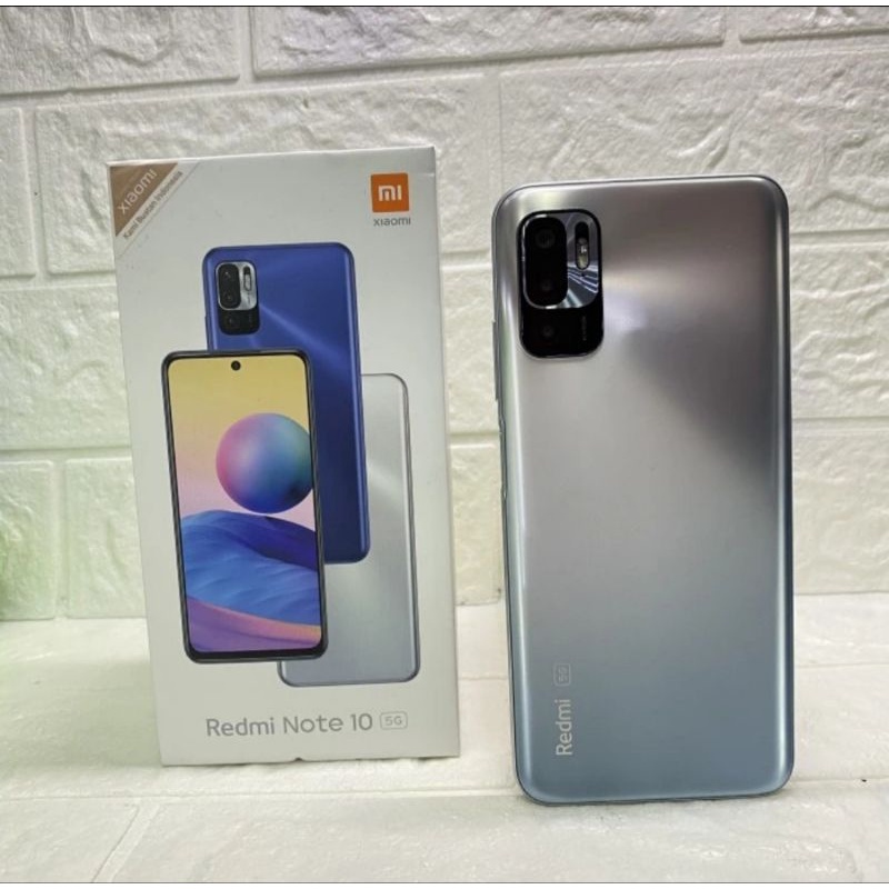 Redmi note 10 5G 8/128 + 4/128 second resmi fullset original