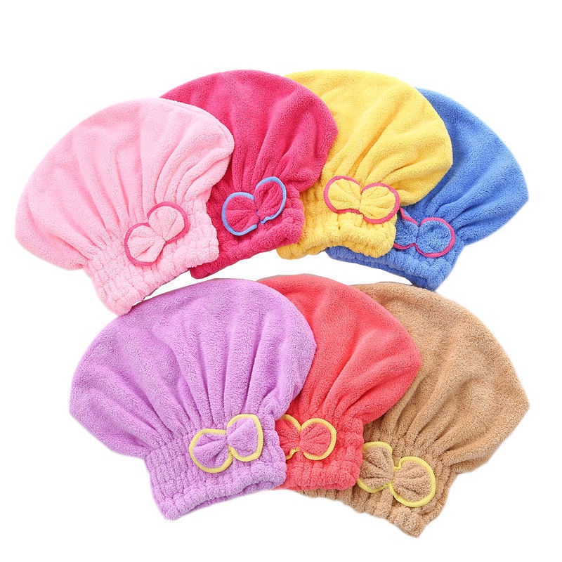 BV.ID HD958 Handuk Kepala Wanita Dewasa Pita Shower Cap Dry Topi Handuk Mandi Keramas Microfiber