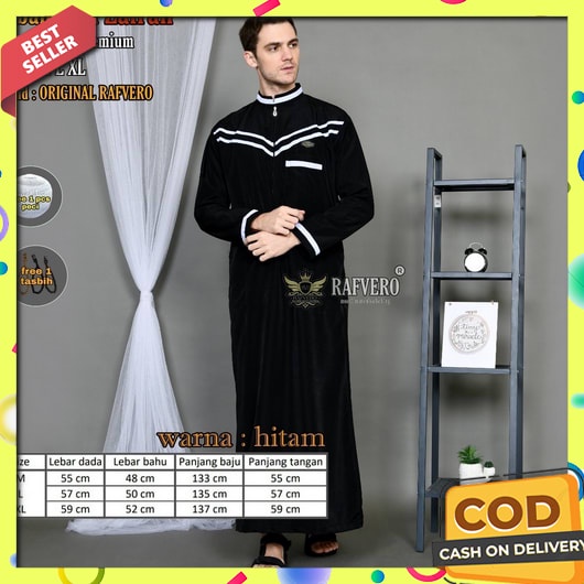 Gamis Pria Dewasa Jubah Lebaran Terbaru 2023 Muslim Baju Terusan Laki Arab Pengajian Set Keren Koko 