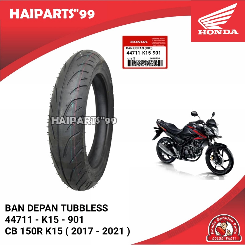 Ban Luar Depan Tipe Tubbles Honda Cb 150R - Original Honda 44711K15901