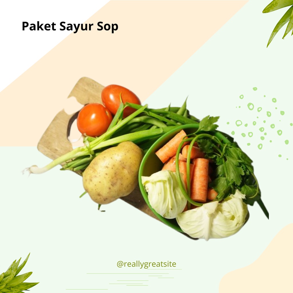 

Paket Lengkap Sayur Sop Fresh Segar Pasar Beku Padang