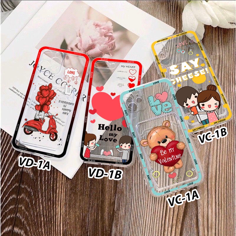 CASE GAMBAR EDISI VALENTINE COUPLE UNTUK REDMI NOTE 8 NOTE 8 PRO NOTE 9 NOTE 9 PRO NOTE 11 4G NOTE 1