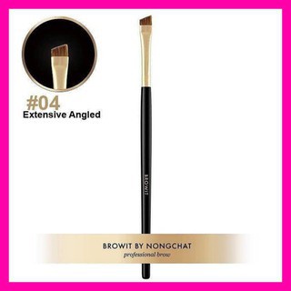 BROWIT BY NONGCHAT Professional Brow Brush By Nongchat Thailand / Blending Flat Angled Kuas Alis Set