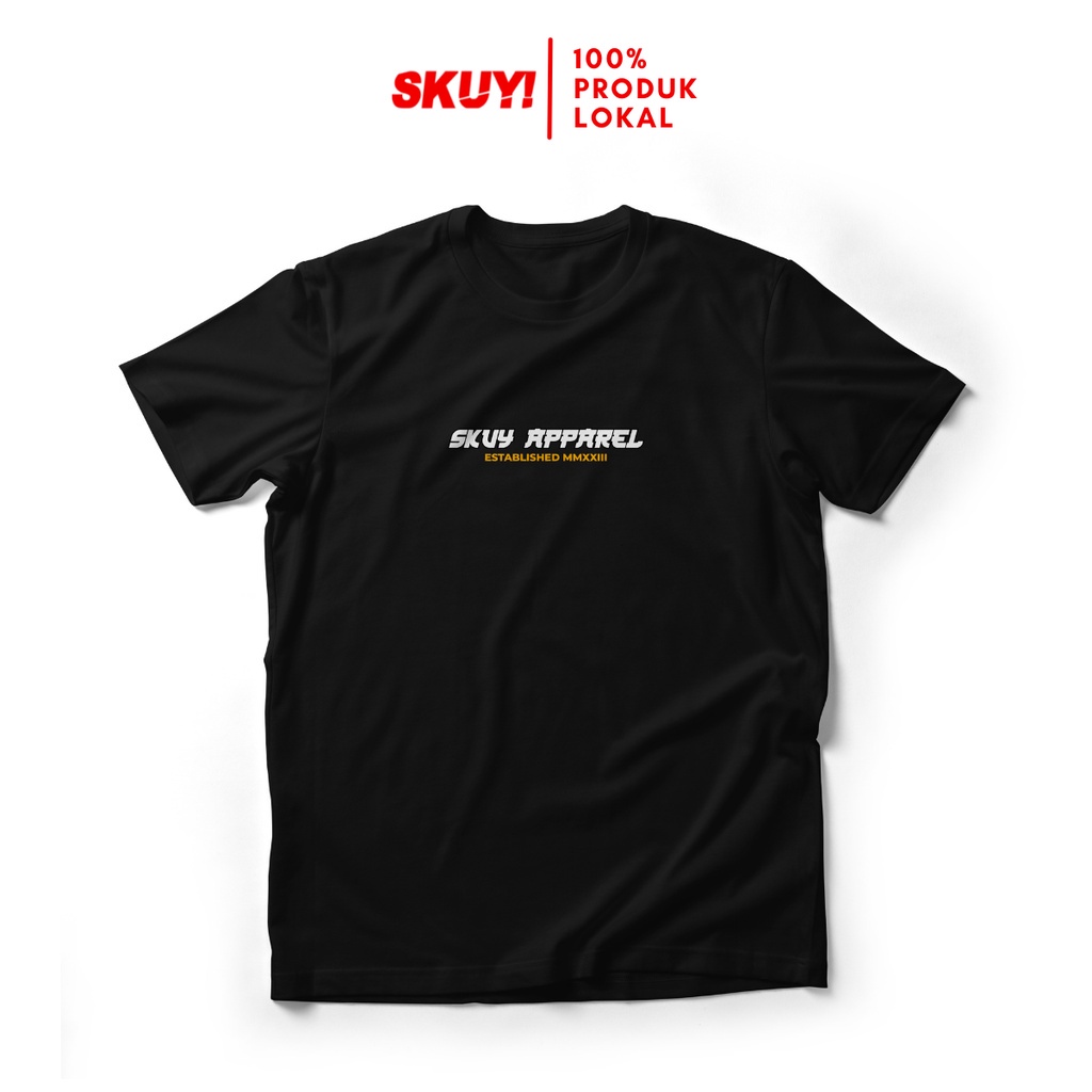 Kaos Skuy Dewasa Hitam Unisex | State Of Mind Sky103