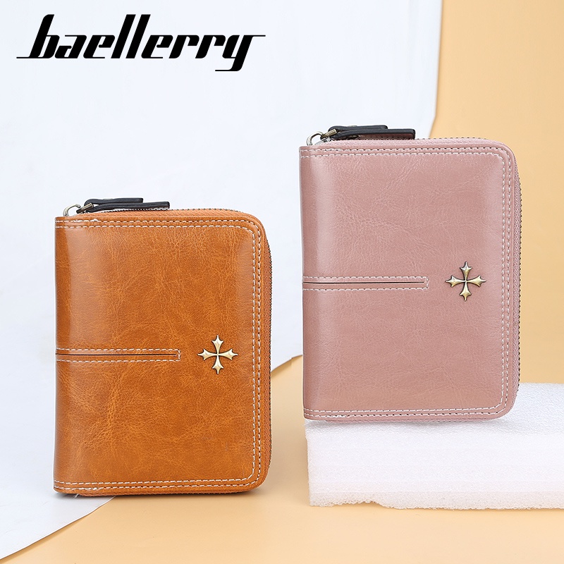 BAELLERRY N1851 Dompet Kartu Wanita Bahan Kulit PU Leather Premium WATCHKITE WKOS