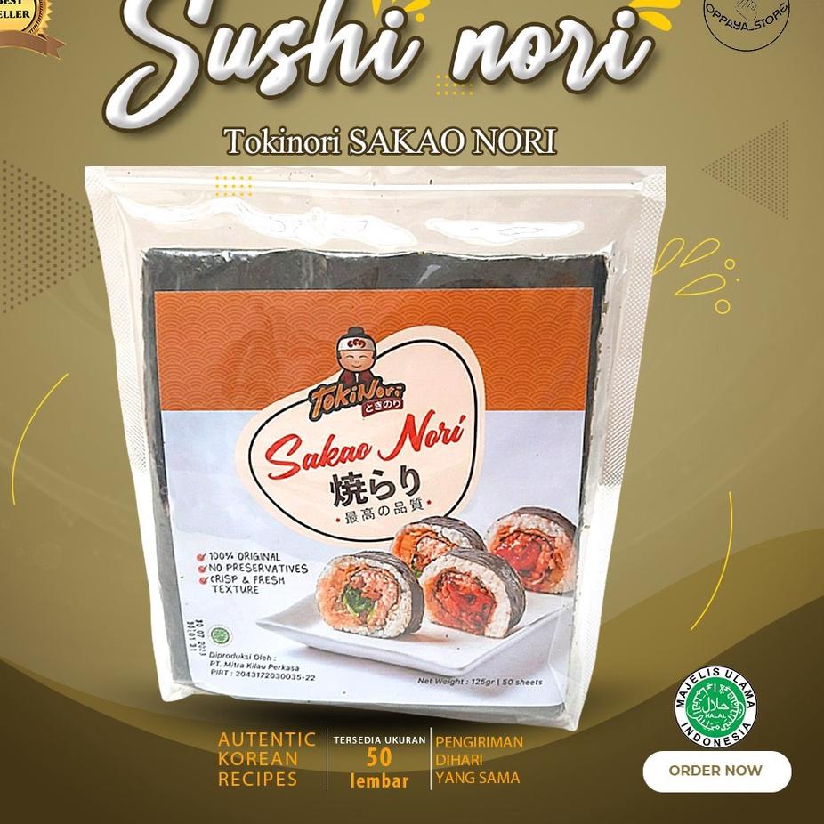 

☈ Sakao Nori 50 Lembar Untuk Kimbab Sushi ♠