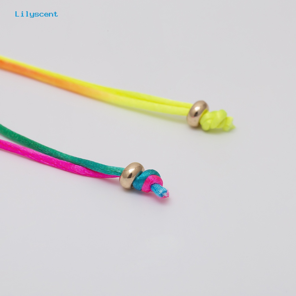 [LS] Hawai Wanita Cowrie Shell Warna-Warni Dikepang Tali Choker Adjustable Necklace