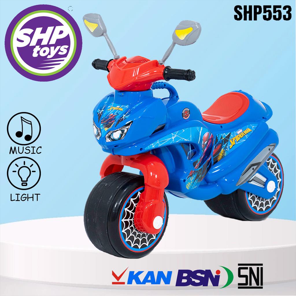 (BISA COD) MOTOR DI NAIKI / RIDE ON / Mainan Anak Motor Balap / Mainan Motor Motoran Bisa Dinaiki SHP