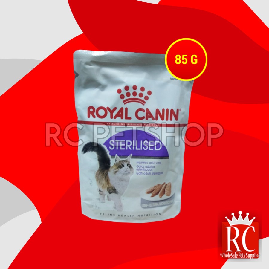 Makanan Basah Kucing Steril Royal Canin Sterillised Cat Food 85 Gram
