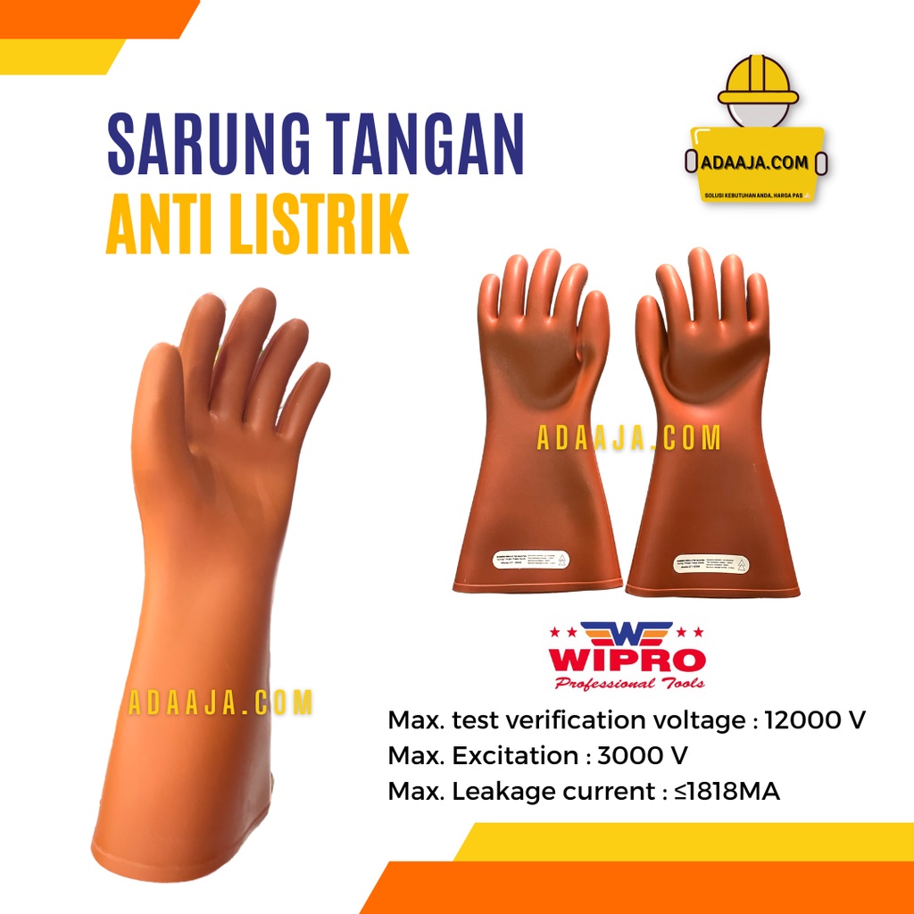 Sarung Tangan Anti Listrik Wipro Karet - ST3000