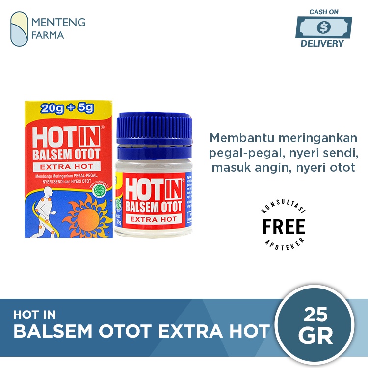 Hot In Balsem Otot Extra Hot - Pereda Pegal Linu dan Nyeri Sendi