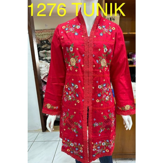 kebaya tunik alexuez || kebaya tunik || kebaya tunik hitam ,putih, merah 1276T