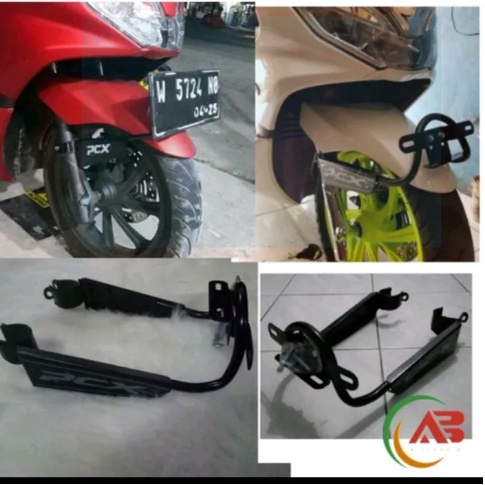 DUDUKAN BRACKET NOPOL PCX 150/160/BRACKET PLAT NOMER DEPAN PCX 150/160