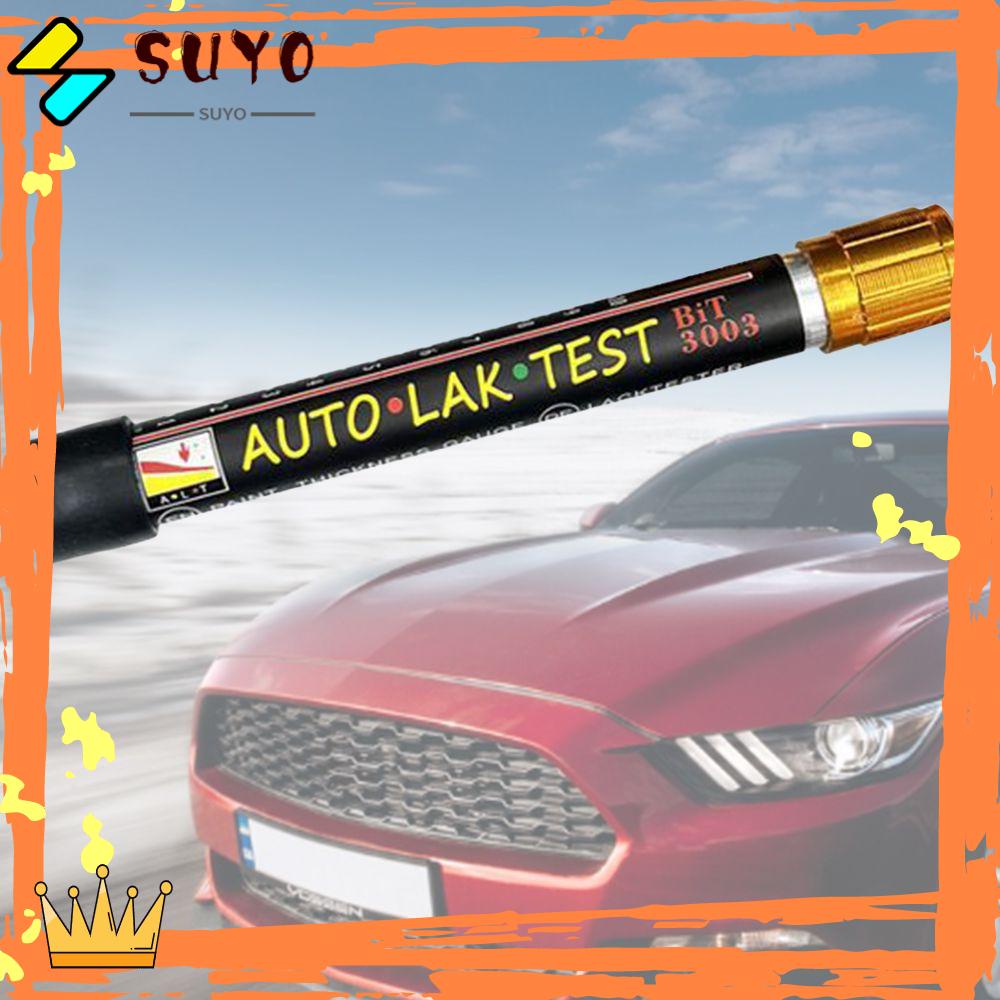 Suyo Car Paint Coating Tester Meter High Quality Thickness Gauge Tester Digital Car Coating Paint Tester Untuk Mobil Cat Film Bubuk Automoblie Alat Ukur Pengukur Ketebalan