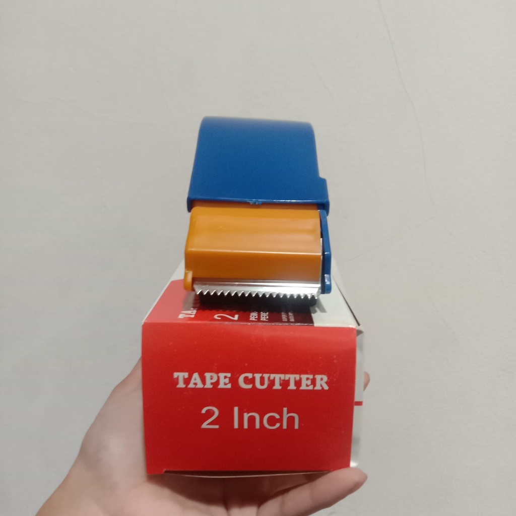 Tape Dispenser / Tempat lakban / Tape Dispenser lakban / Alat Pemotong Lakban Isolasi Solatip / tape cutter /tape dispenser lakban 2 inch