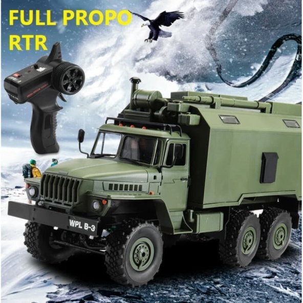 

Unik WPL B36 B-36 Military Truck Ural 1/16 2.4G 6WD RC Car Off-Road RTR Diskon