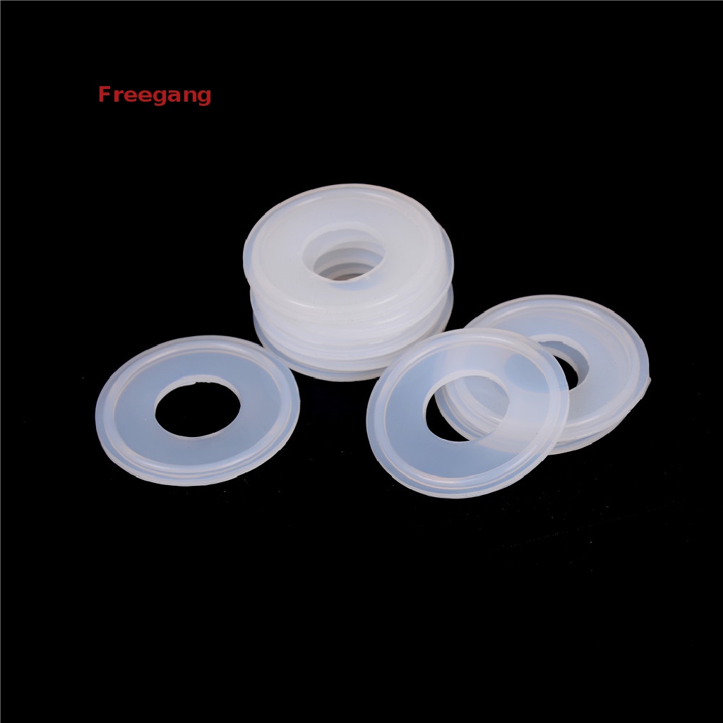 [Freg] 10pcs Gasket Silicon Penjepit Tri Sanitari 1 &quot;Cocok 50.5mm OD Type Ferrule Flange 451ID