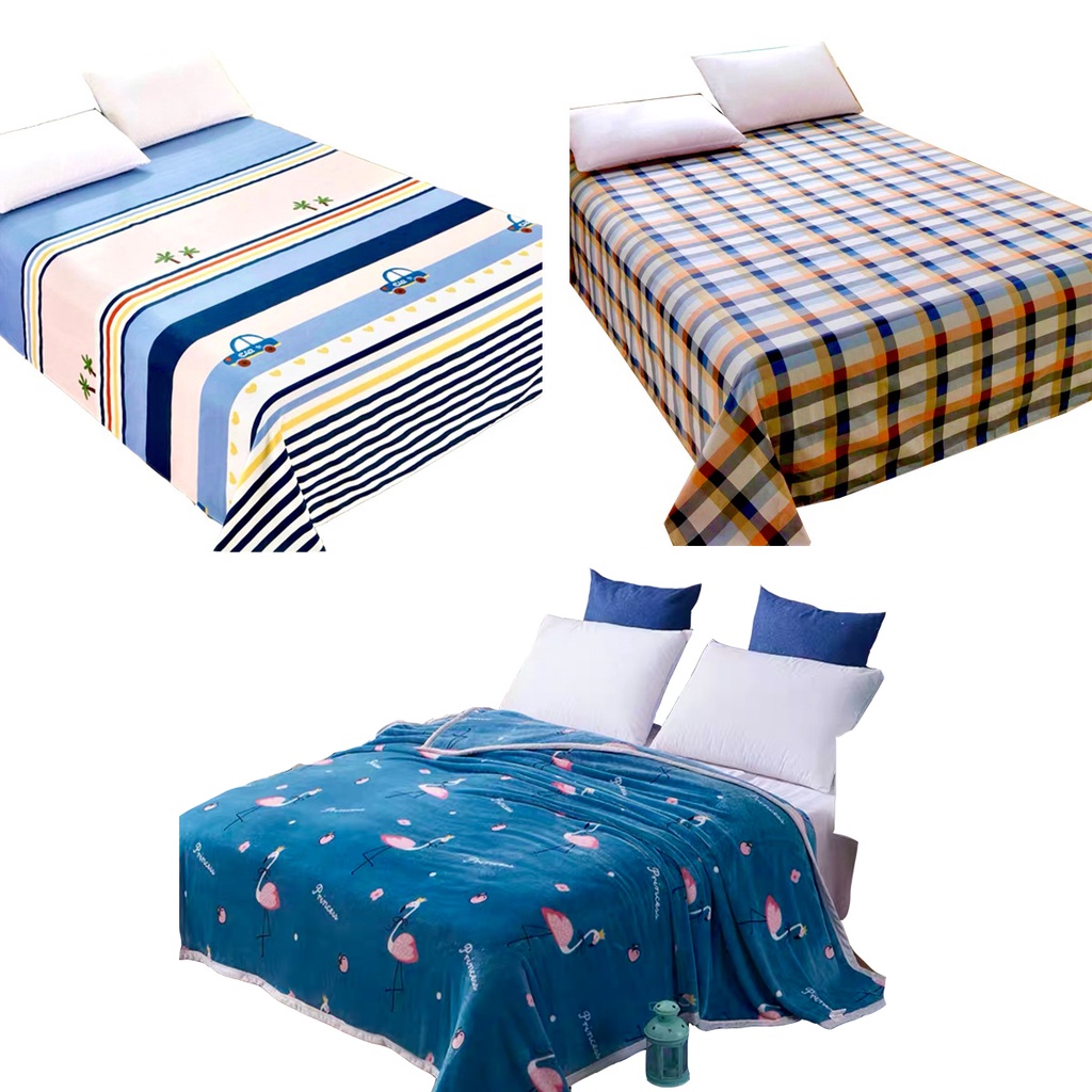 Super Paket Hemat 3 Pcs Selimut Aesthetic Ukuran 140x200 New Arrival