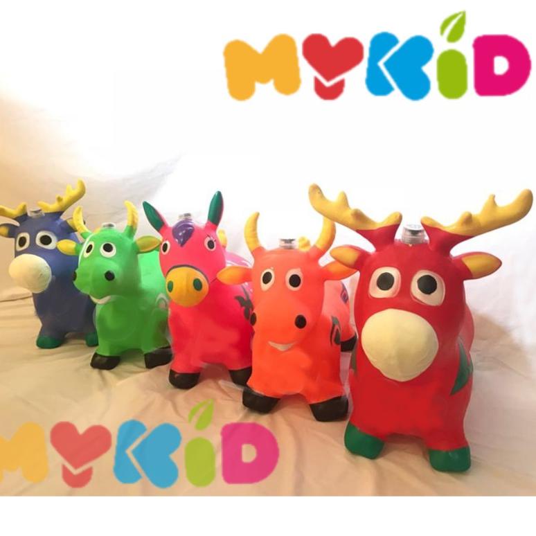 ➲ jUMPING ANIMAL MUSIC - MAINAN TUNGGANG/KUDA - KUDAAN KARET UKURAN BESAR / JUMBO MUSIK ◙