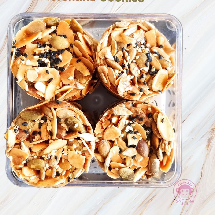 

♟ Florentine Cookies / Crispy Mixed Nuts Florenta Kue Kering Premium Toples 300 gr ◙