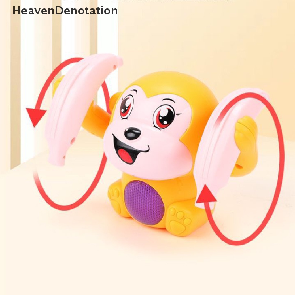 [HeavenDenotation] Mainan Bayi Elektrik Tumbling Monkey Light Musik Puzzle Suara Mainan Edukasi Dini HDV