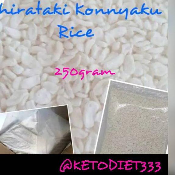 

➯ Low Carbs Shirataki Konnyaku Rice 250gr / Beras Shirataki Rendah Kalori ♪