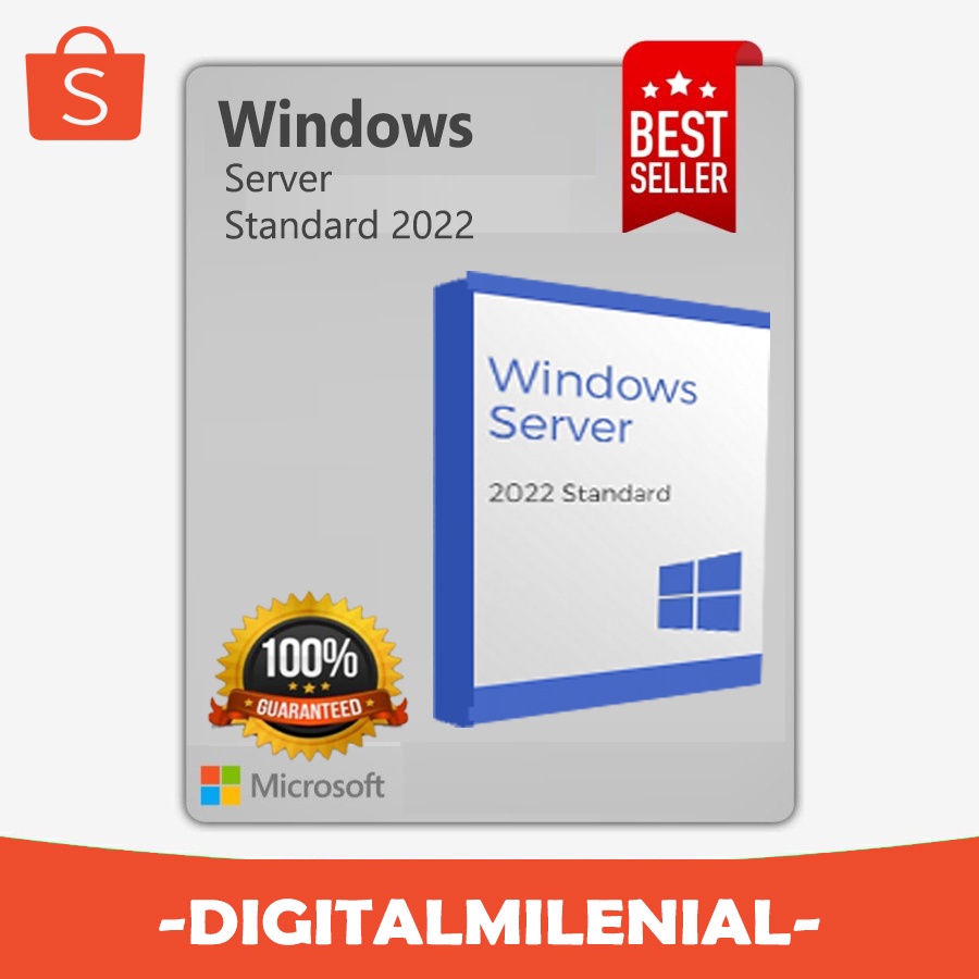 Jual FLASHSALE WINDOWS WINDOWS SERVER STANDARD 2022 - DIGITAL MILENIAL ...