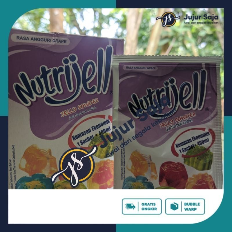 

Nutrijell rasa Anggur / Grape isi 10gr Termurah