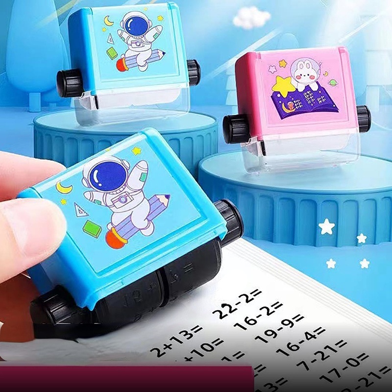 Angka Latihan Matematika Rolling Stamp Penambahan Dan Pengurangan Siswa Sekolah Sd Berlatih Soal Matematika Dalam 100macam