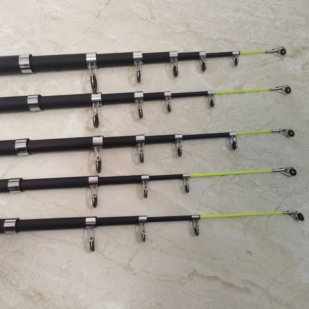 JORAN PANCING CARBON FIBER 1.8m/2.1m/2.4m Telescopic Rod  stik pancing joran pancing joran pancing murah  joran tegek pancing laut kuat