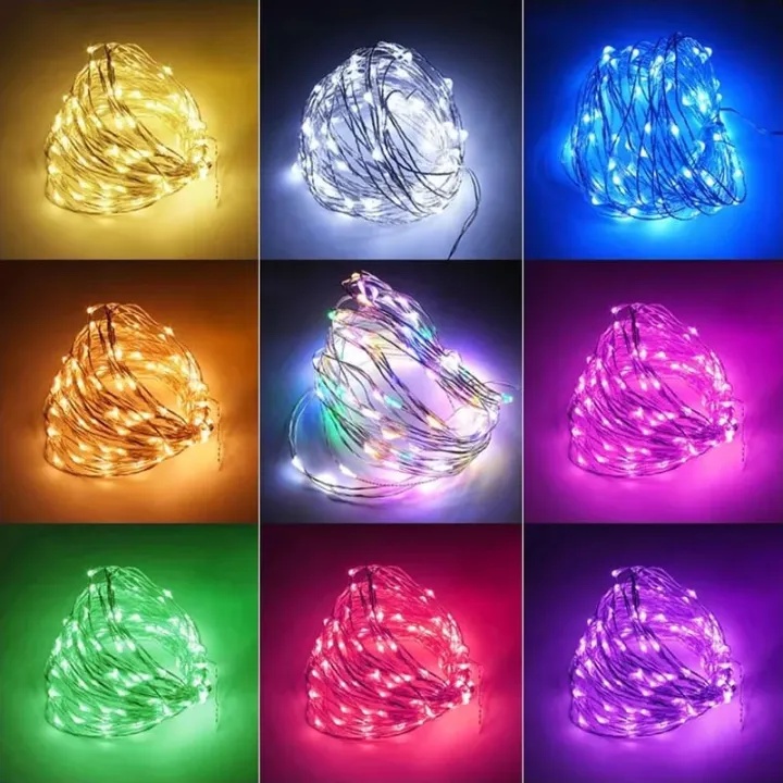 Lampu Tumblr / Lampu Led Warna / Lampu Led Baterai / Lampu Kawat Tembaga / Lampu Hias Mini Led / Lampu Tumblr Kwt Hias Baterai 5M