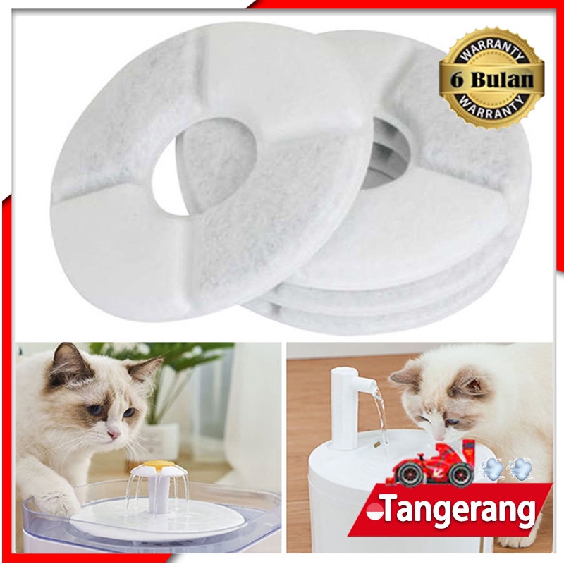 Filter Dispenser kucing air Chorcoal Water Fountain Dispenser Tempat Minum Kucing Pet water fountain Filter Dispenser Air Hewan Peliharaan Saringan Tempat Minum Kucing Dan Anjing Filter Water Fountain