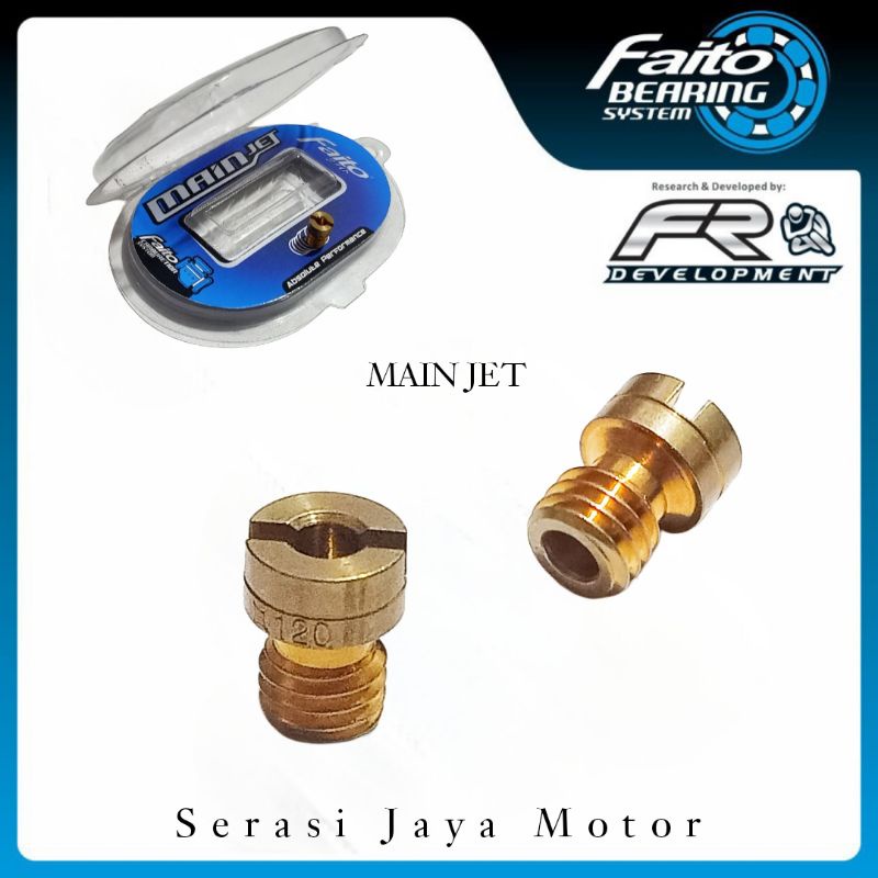 MAIN JET KARBU RACING PE PWL BEAT / TIGER / NINJA R