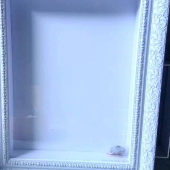 ➳ Bingkai 3D mahar ukir kembang uk.50x70cm ♣