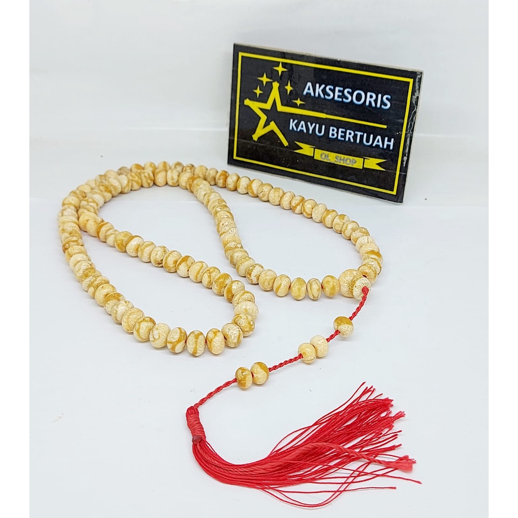 TASBIH CORAL MARJAN PUTIH 8 MM