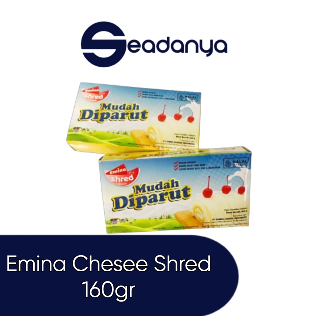 

Emina Cheese Shred 160gr - keju parut emina