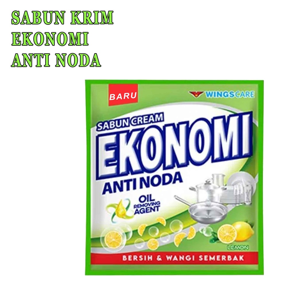 Sabun colek* wings* sabun ekonomi anti noda* Lemon* 380g