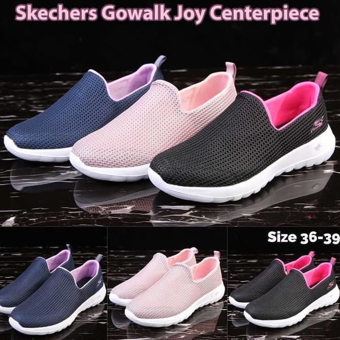 Stok Terbatas Skechers / Sepatu Skechers Wanita / Skechers Go Walk Joy Centeiece / Skechers Orinal