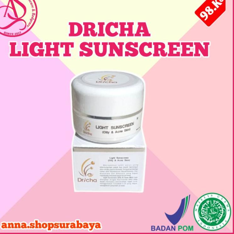 ❇ TERLARIS TERBESTSELLER LIGHTSUNACREEN DRICHA BYE DR IKA DRICHA SKINCARE READY STOCK SIAP KIRIM ☪